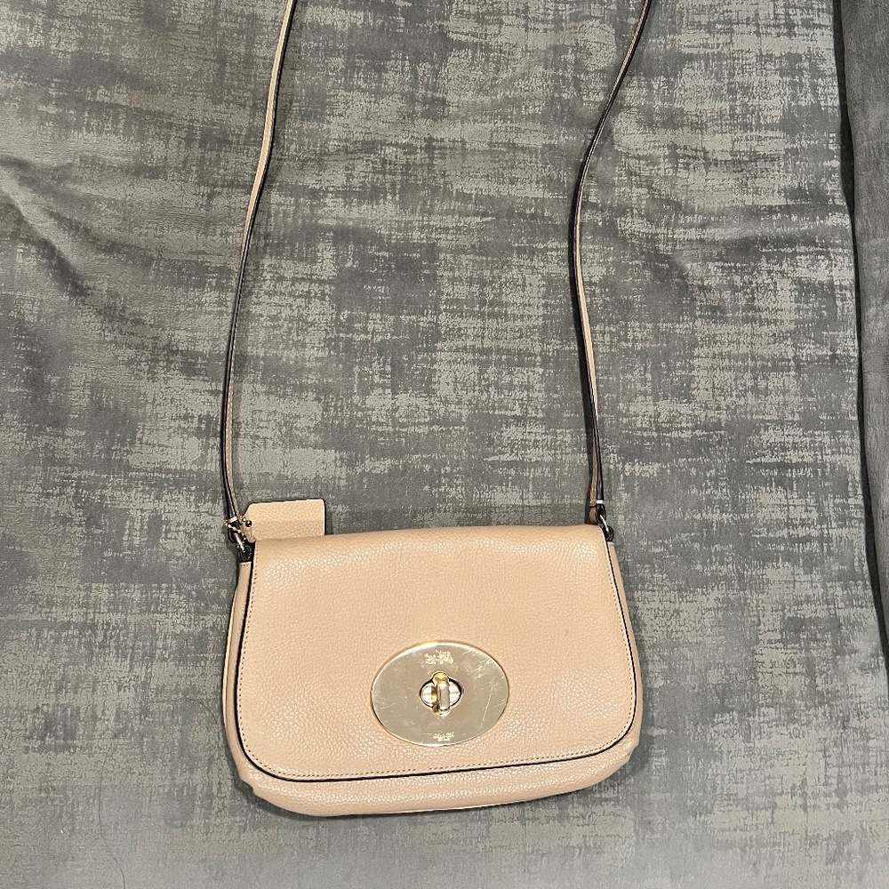 Small Tan Coach Crossbody